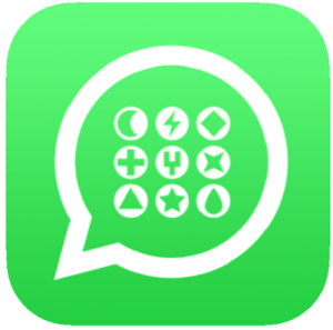 Ícone whatsapp estilizado com o logo TiX